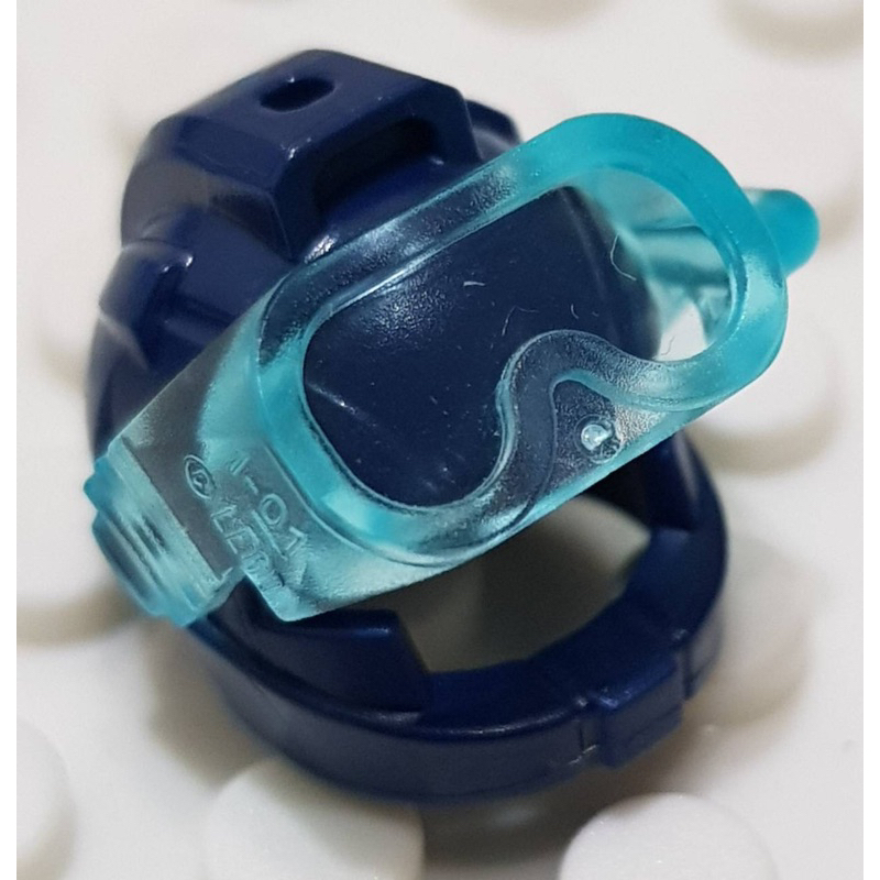 樂高 30090+22380 41378 41380 深藍色 透明 淺藍色 潛水鏡 頭盔 蛙鏡 潛水 人偶 配件