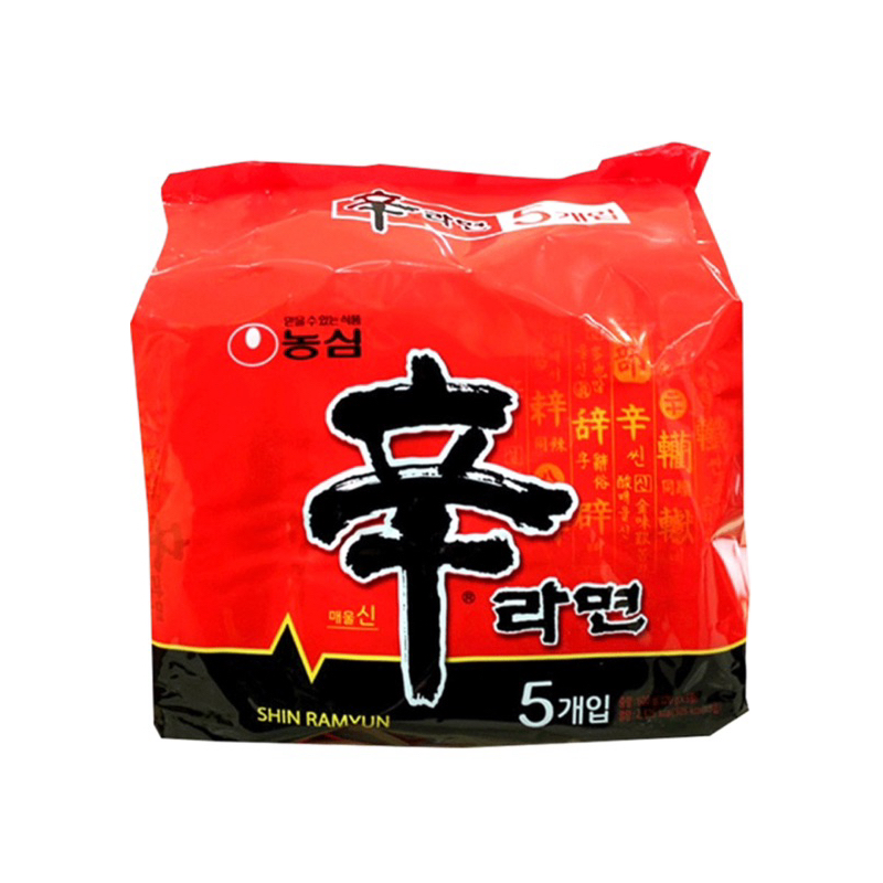 Nongshim 農心 辛拉麵 韓國境內版, 5包