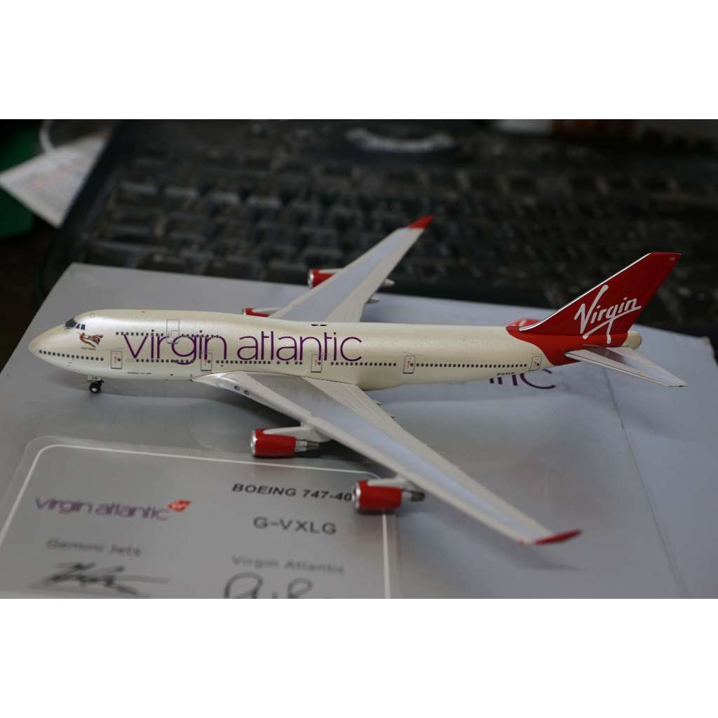 1:400 英國維珍航空 Virgin Atlantic 747-400 G-VXLG Gemini Jets製作