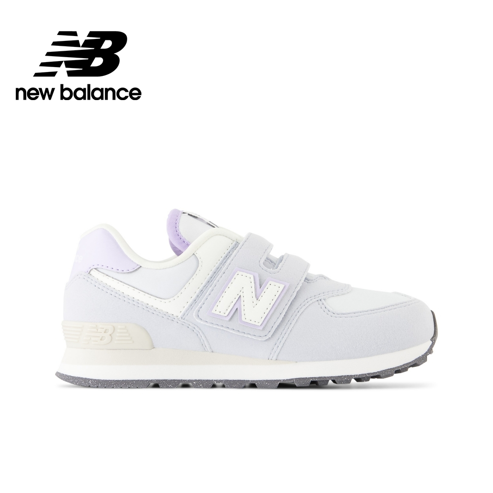 【New Balance】 NB 童鞋_中性_淺灰藍_PV574AGK-W楦 574