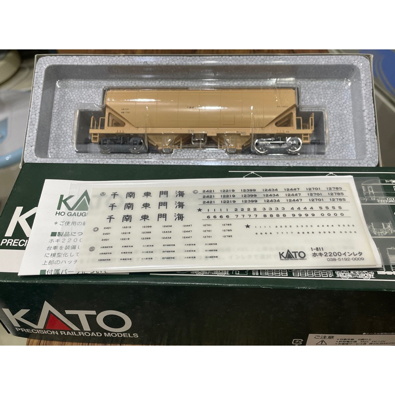 KATO 1-811 HO規 HOKI 2200 運輸車輛 鐵道模型