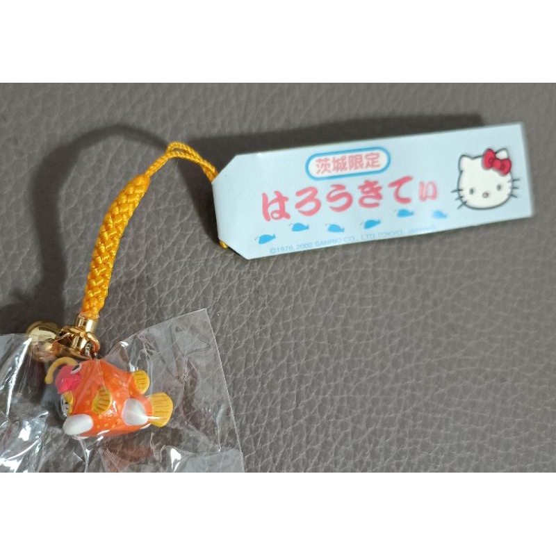 * 限定 日本 茨城 三麗鷗 Hello Kitty 凱蒂貓 燈籠魚 造型 吊飾