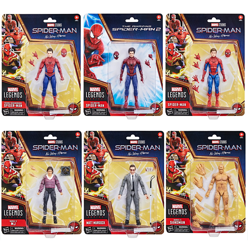 單售區 現貨 漫威 Marvel Legends 蜘蛛人 無家日 驚奇再起 6吋 陶比 加菲 湯姆 MJ 沙人 夜魔俠