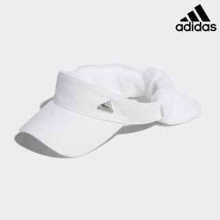 ＊立航高爾夫＊Adidas 女用 Visor遮陽保暖羊毛帽 (可拆式毛絨耳罩) #HG5600, 白