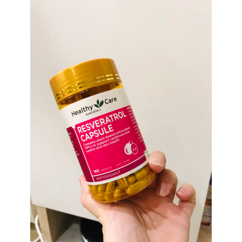 ［英英美代子］現貨 ❤️ Healthy Care Resveratrol Capsule 白藜蘆醇 180顆 澳洲