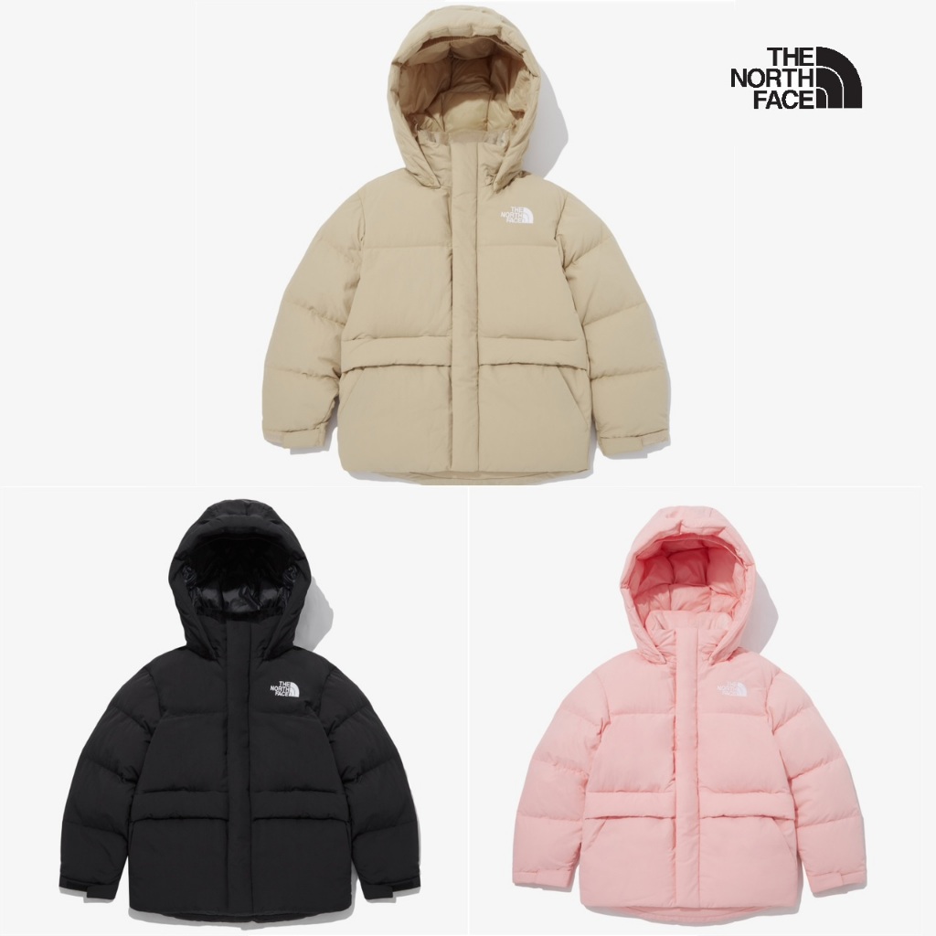 韓國北臉 2023秋冬新款 兒童 大童 K'S RENTON DOWN JACKET 連帽羽絨外套