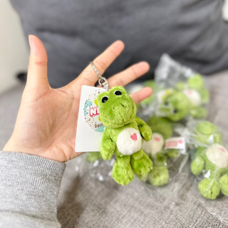 【現貨🌷】NICI 青蛙 鑰匙圈 吊飾 森林動物 包包掛件 日本進口 愛心刺繡 療癒 交換禮物