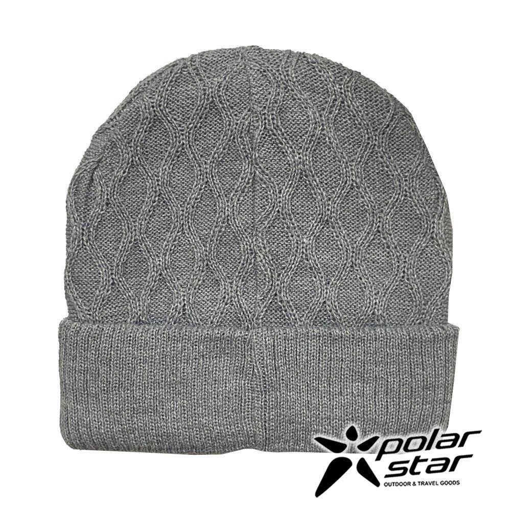 【PolarStar】中性素色保暖帽『灰』P23605
