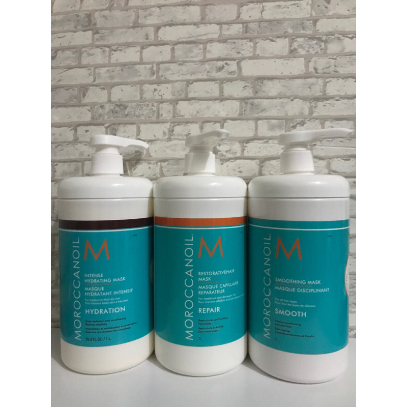 MOROCCANOIL 摩洛哥優油髮膜系列1000ml 柔馭重建/高效修復/高效保濕