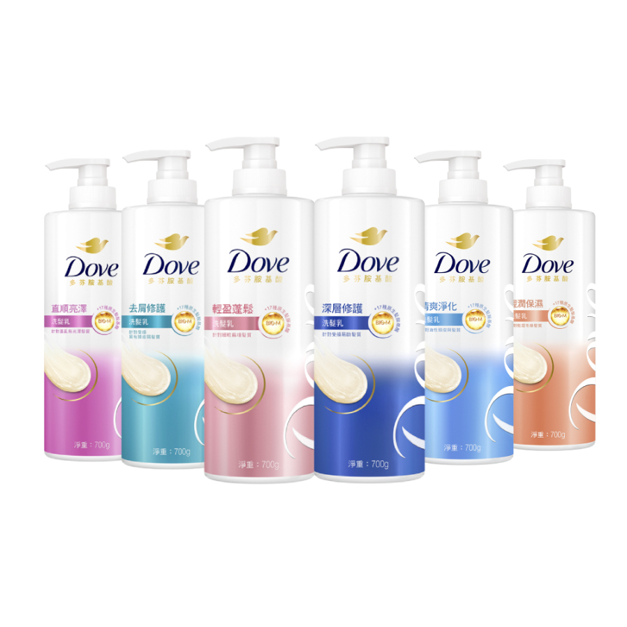 <現貨＆附發票>多芬 Dove 洗髮乳 700ml/潤髮乳700g（深層修護/輕潤保濕/去屑護理/髮源強韌/日常修護）