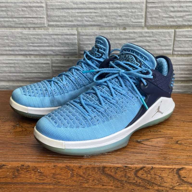 二手經典」北卡藍 AIR JORDAN 32 XXXII LOW PF us8.5 球鞋26.5cm籃球鞋 運動 喬丹