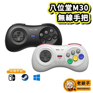 八位堂 8Bitdo M30 無線 藍芽 控制器 手把 手柄 支援 快打旋風 Switch steam / 老爺子