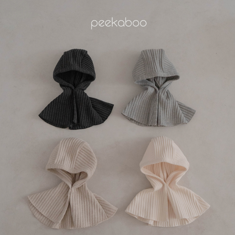 Peekaboo 羅紋巴拉克拉法帽《現+預》｜圍脖 嬰兒帽 寶寶帽子 嬰兒衣服 兒童帽子 寶寶衣服 過年韓國童裝