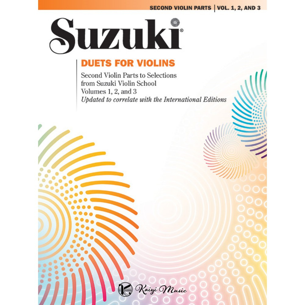 【凱翊︱AF】鈴木小提琴二重奏樂譜-第2把小提琴（搭配鈴木教本1,2,3冊）Suzuki Violin Duets