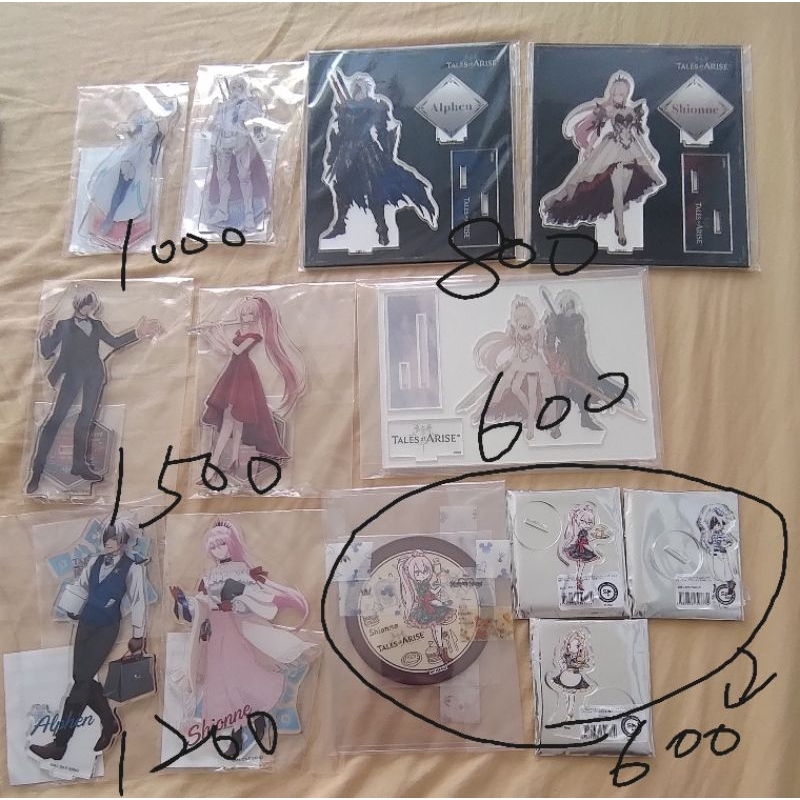 ［現貨/日版］破曉傳奇 時空幻境 傳奇系列 Tales of Arise 希儂 奇莎蘭 奧爾芬 徽章 立牌 吊飾 週邊