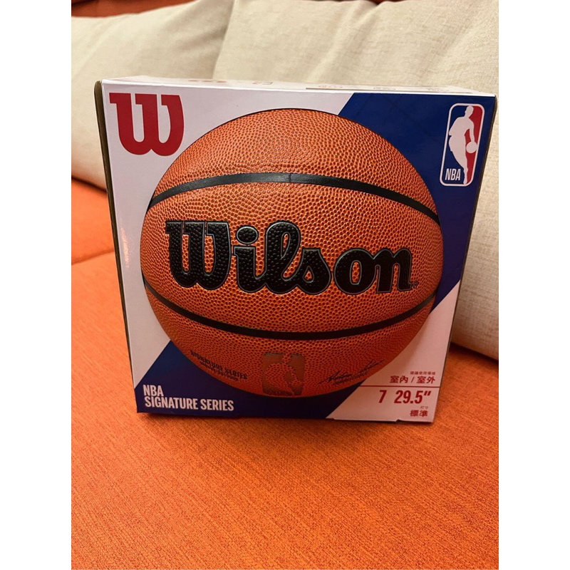 WILSON 威爾森 NBA SINGNATURE SZ7系列 合成皮7號籃球1入   919元--可超商取貨付款