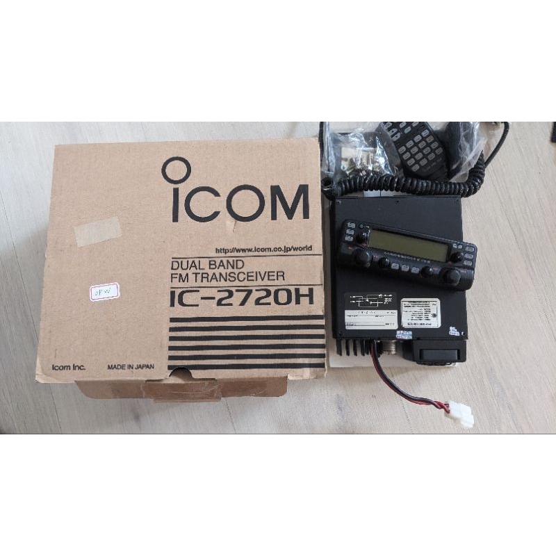 icom IC-2720H 日本製 雙頻 無線電 對講機 車機 主機 面板 面版 手扒機 香腸族 火腿族 木瓜族