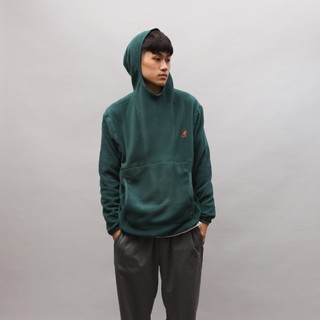 KANGOL 帽T 綠色 橘LOGO 絨感 連帽T 中性 6255105770