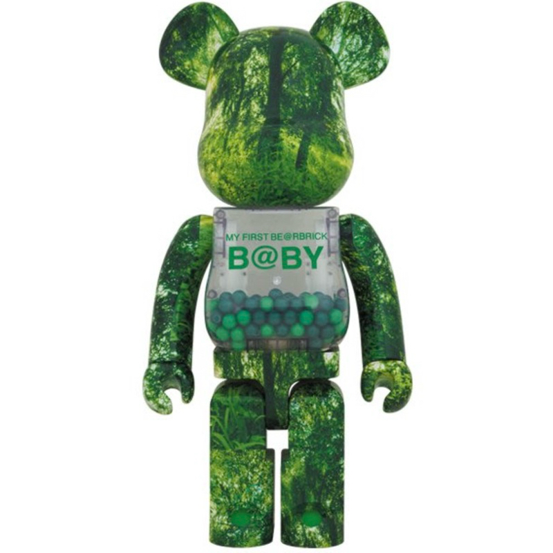 BE@RBRICK MY FIRST B@BY FOREST GREEN 千秋 森林 綠色 1000%