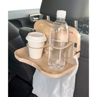 ✔現貨🍯 日本正品 3coins 汽車椅背飲料架(可折疊) 水杯架 置物架 收納架 車用置物架 寶特瓶【J-3C201】