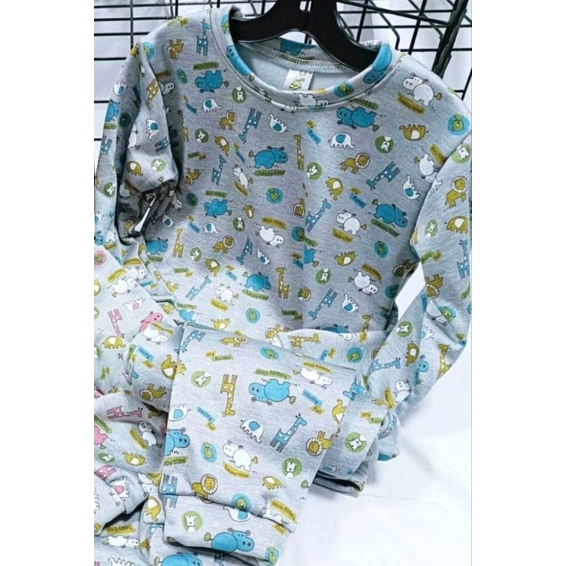 (台灣製造)大童 長袖 家居服  厚款 鋪棉 刷毛 冬季 兩件式 套裝 睡衣 居家服 大童 130CM ~160CM