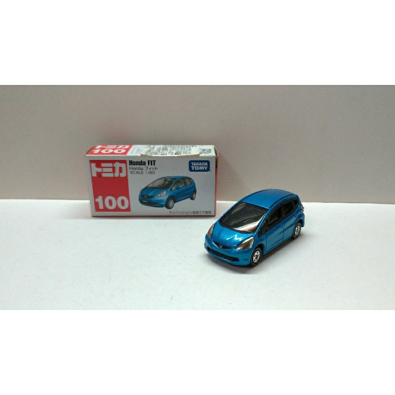 絕版 TOMY TOMICA 100號 HONDA FIT 本田 多美 小汽車