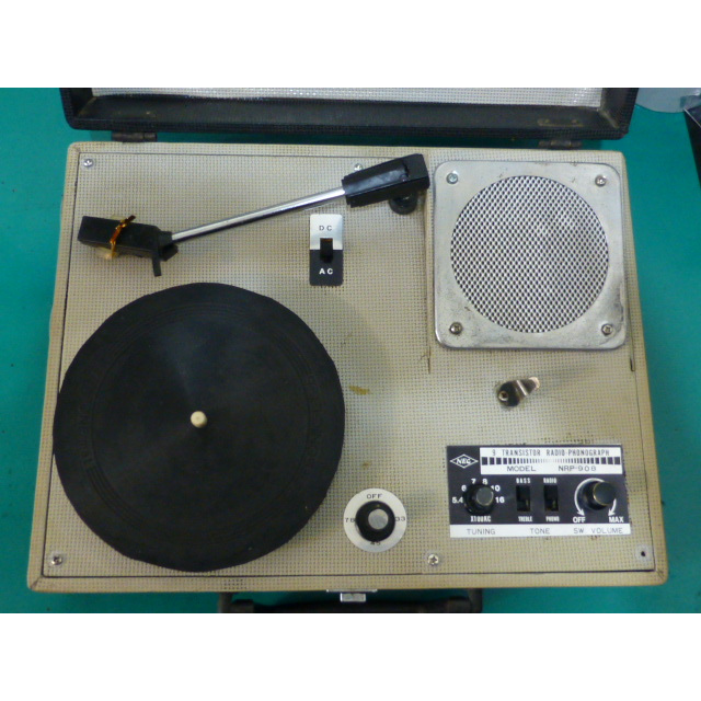 (奇哥器材) 唱盤 +收音機 NEC NRP-908 古董唱機 黑膠唱盤 ------ 二手