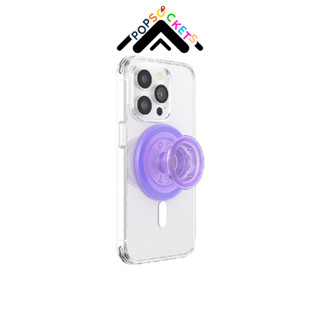 隔日到貨 泡泡騷 手機支架 磁吸半透薰衣紫圈 PopSockets 伸縮手機支架
