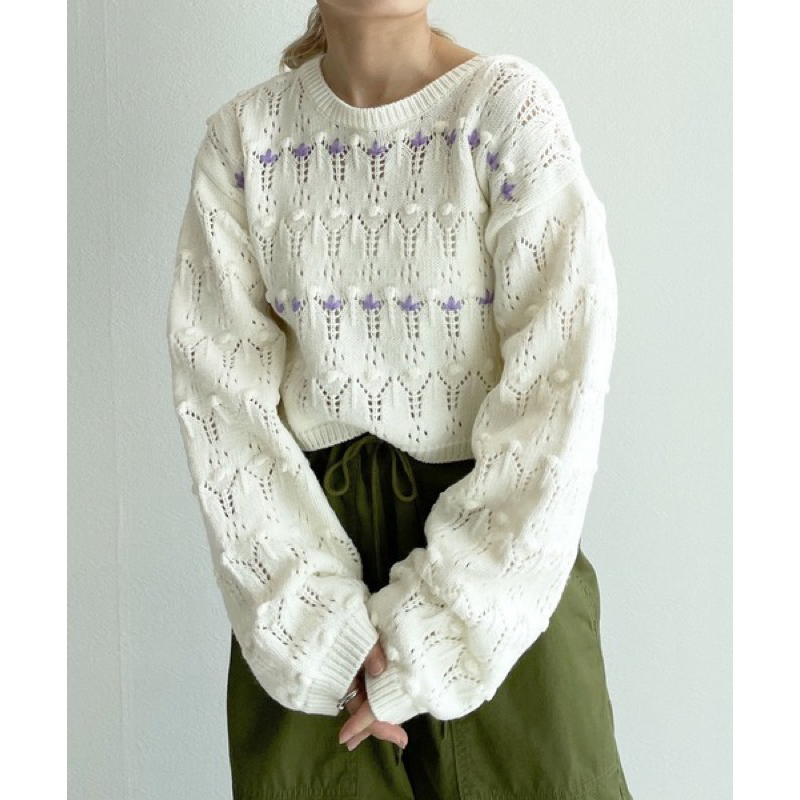 現貨｜w closet  日單🇯🇵 2way兩穿 手袖鈕扣設計柔軟羊毛針織毛衣