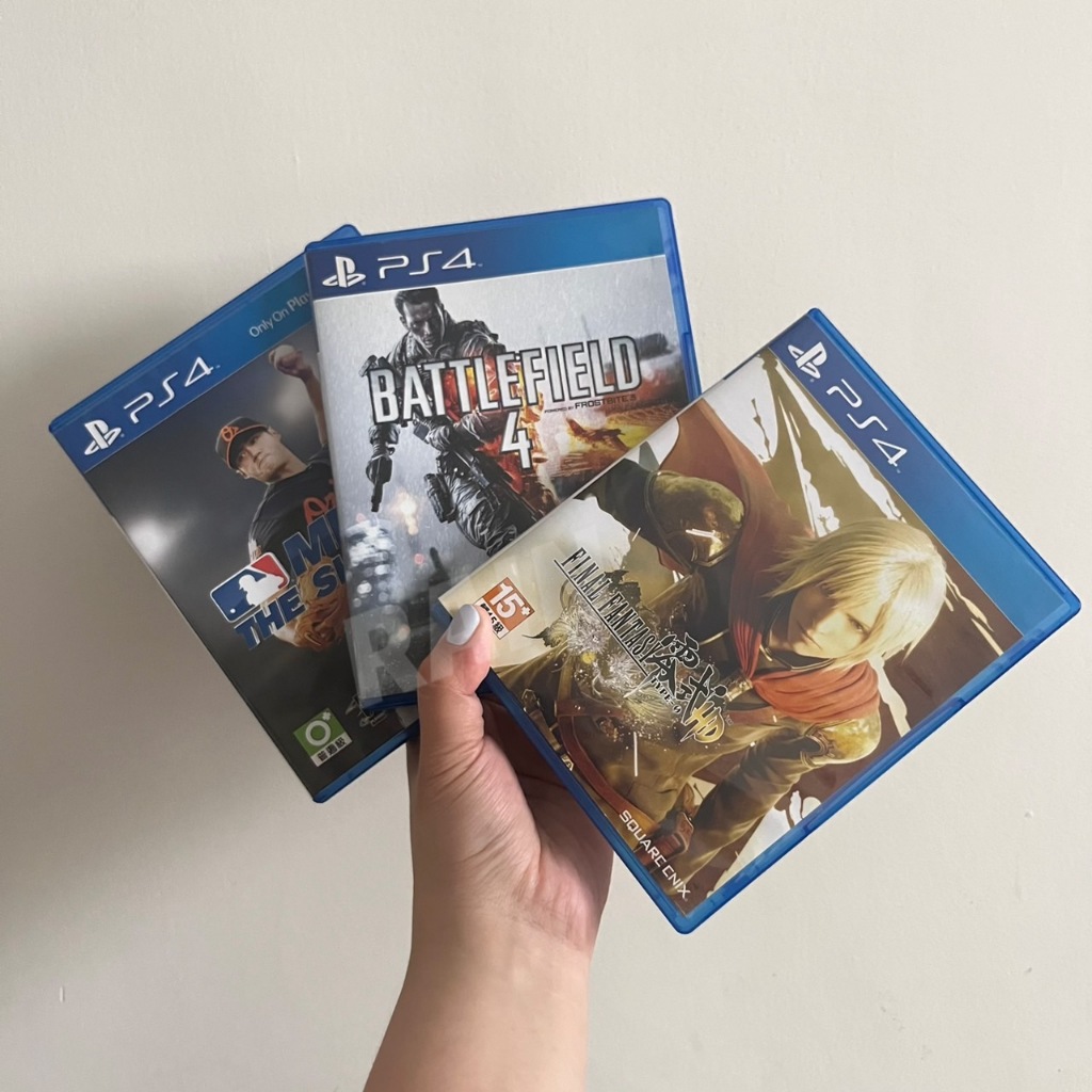 快速出貨 PS4二手遊戲片 戰地風雲4 太空戰士零式HD 美國職棒大聯盟15中文版 英文版