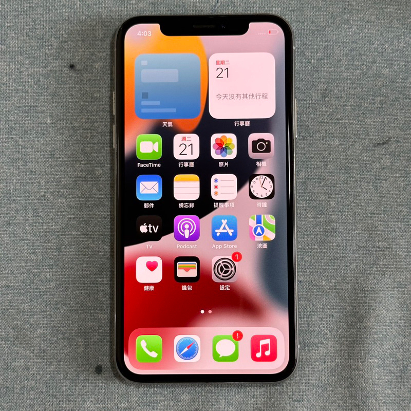 iPhone X 64G 銀白 功能正常 二手 iX IPhoneX 5.8吋 apple 蘋果 台中