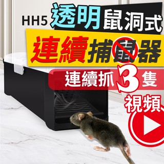 板橋現貨【透明連續捕鼠器】鼠洞式捕鼠器.踏板式捕鼠籠.補鼠器.滅鼠驅鼠.老鼠籠.捕鼠神器.捕鼠器【傻瓜批發】HH5