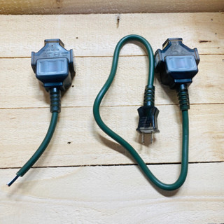 新安規動力延長線附過載開關 2.0mm2 * 2C 短尺寸 延長線帶燈動力軟線組附過載保護 動力軟線插座