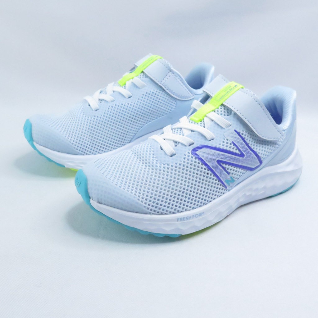 New Balance PAARIIE4 Fresh Foam 中童 慢跑鞋 W寬楦 冰藍【iSport愛運動】