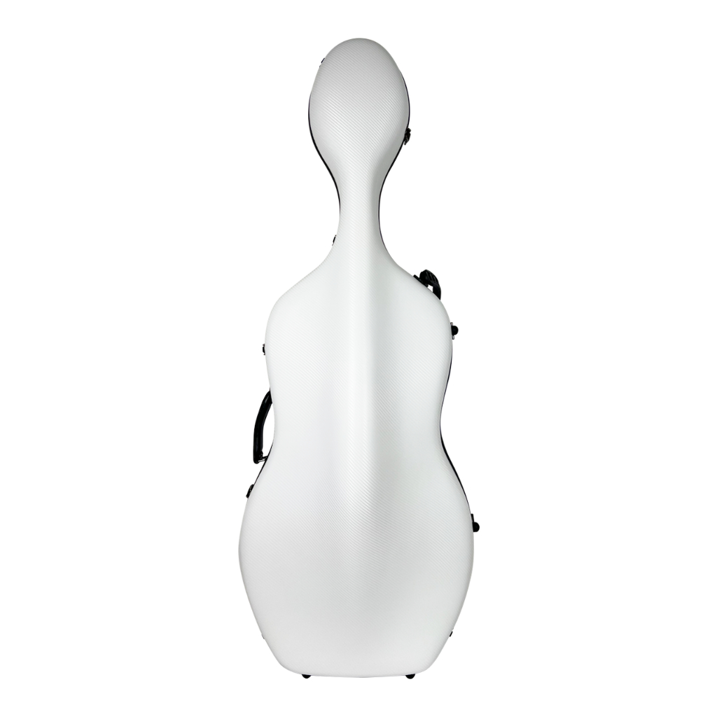 【ISVA Strings】大提琴盒 超輕量複合碳纖維 Fancy.K-UltraLight 純淨白