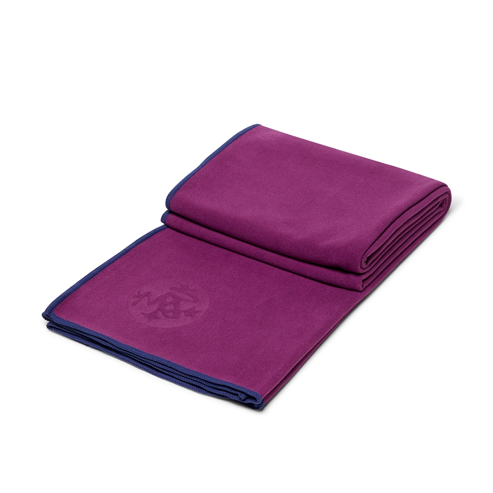 【Manduka原廠正品】eQua Towel 瑜珈鋪巾 - Purple Lotus 免運費