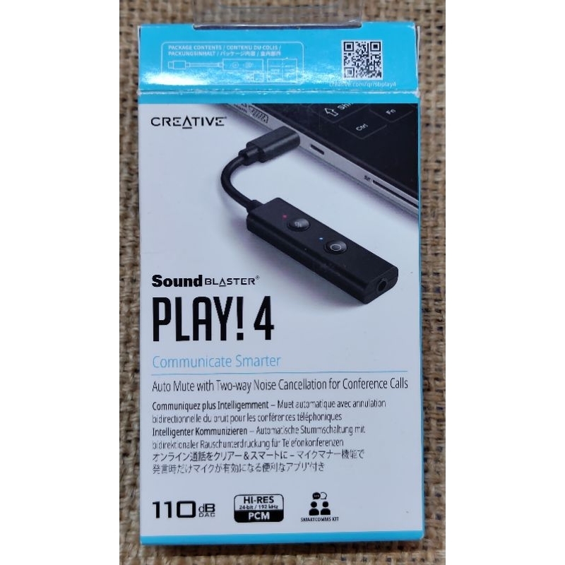 CREATIVE USB-C 外接音效卡 PLAY!4