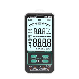 【Pro'sKit 寶工】卡片式大屏智慧萬用表 | MT-1510