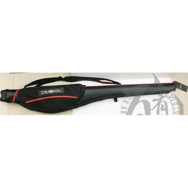 DAIWA 竿袋 SEMI-HARD ROD CASE  黑紅中大肚 145cm台灣製造