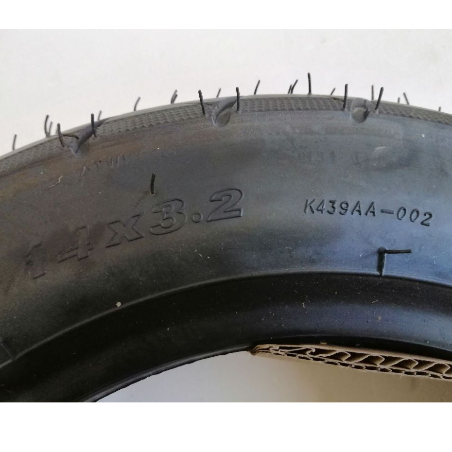 <阿輝自行車行>KENDA建大輪胎 K439AA 14*3.2(適用3.00-10) 4P TL高速胎(真空胎)全新輪胎