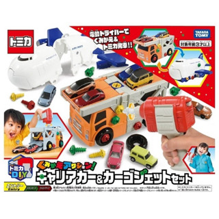 全新 特價 微盒損 TW17703 正版 小小工程師 TOMICA 組裝工廠 小汽車收納 貨車 組裝 生日禮物 工程