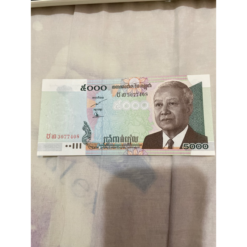 賣柬埔寨5000元紙鈔