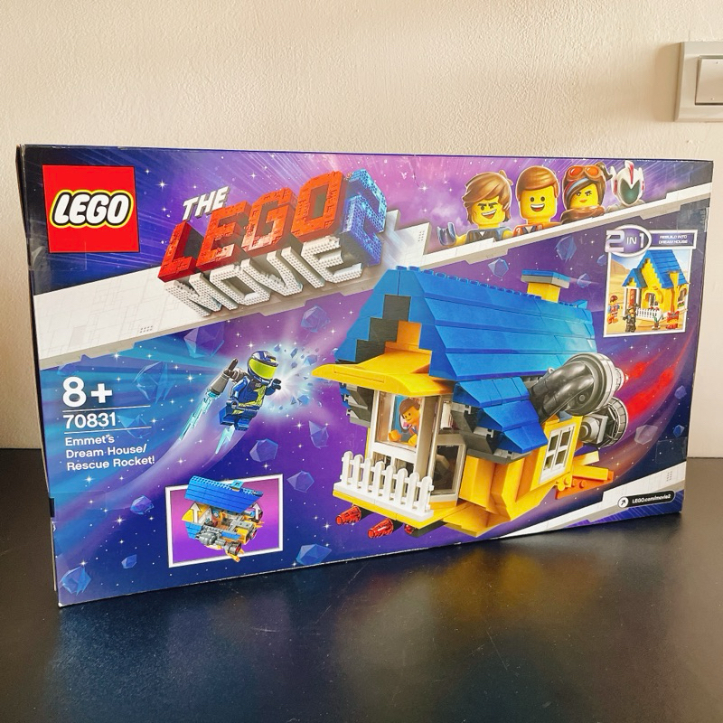 ［toys.7788] LEGO正版樂高70831 Lego Movie2系列 艾密特的夢幻屋和救援火箭 全新未拆 現貨