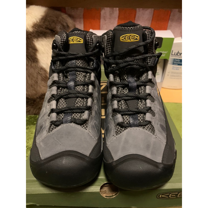 Keen Targhee III MID WP M 男 中統健行鞋 淺灰/深灰 尺寸26cm