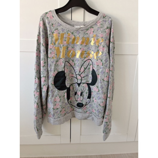 forever 21 X disney米妮花朵字母大學T