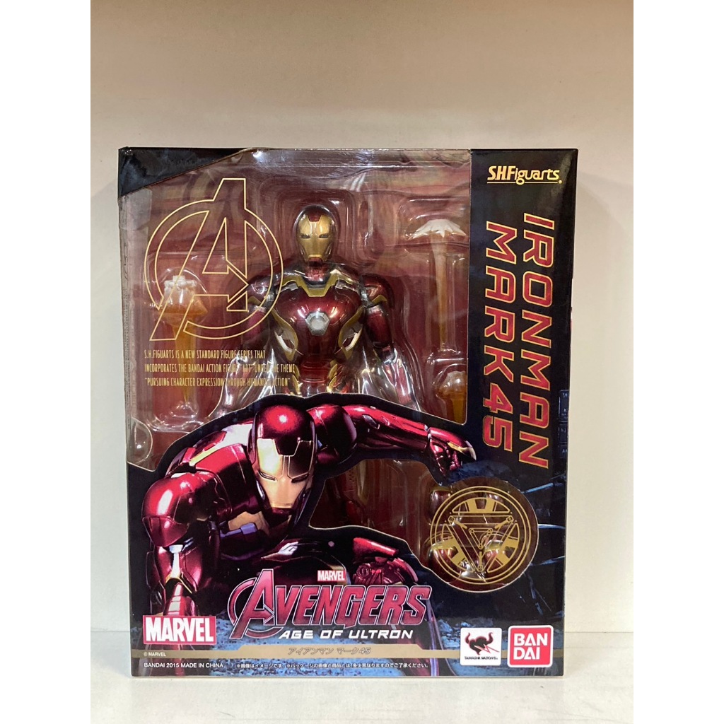 ☆VoVo☆【現貨】SHFiguarts SHF 鋼鐵人 mark45 復仇者聯盟 奧創紀元 代理版