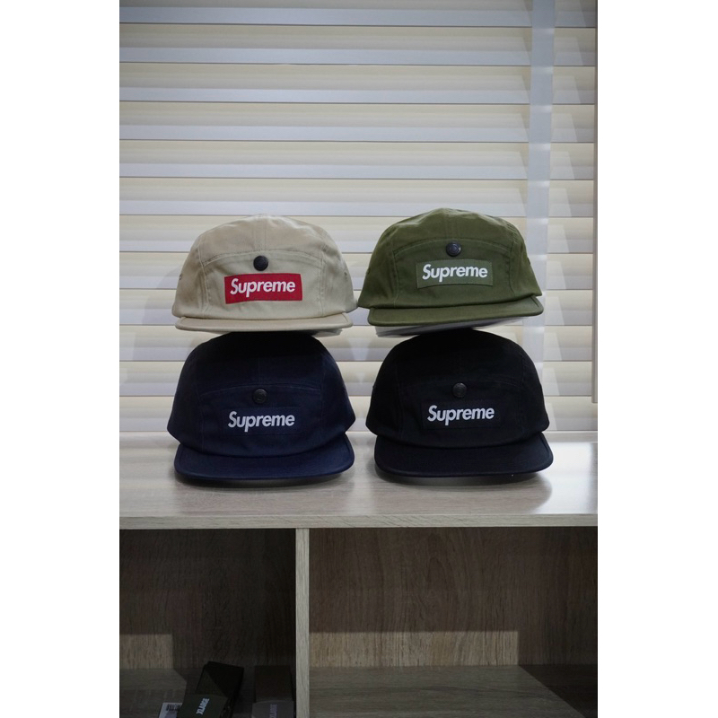 「Since1996官網新會員折88」 Supreme Snap Pocket Camp Cap 帽 五分割帽 平板帽
