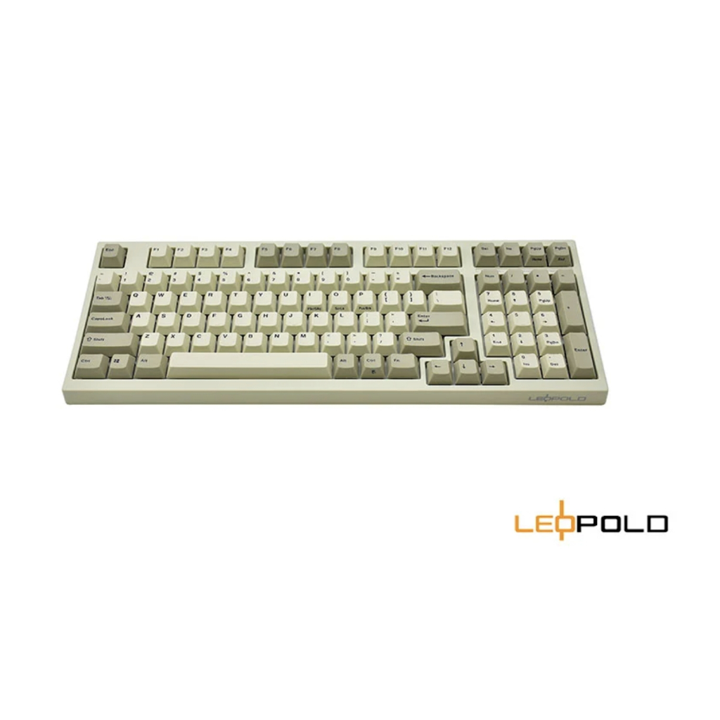 Leopold FC980M PD 復古白灰 銀軸 英文 機械式鍵盤