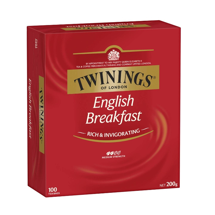 現貨 Twinings 英式早餐茶包 100入 裸裝 English Breakfast Tea 澳洲進口 唐寧茶