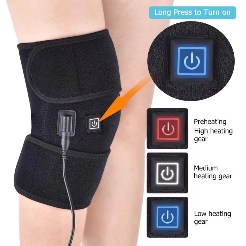 【台灣出貨】電熱護膝 USB發熱護膝 電熱保暖護膝 熱敷 艾灸 老人膝蓋保暖 發熱護膝